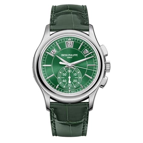 patek philippe in platinum and honey comb green|Patek Philippe .